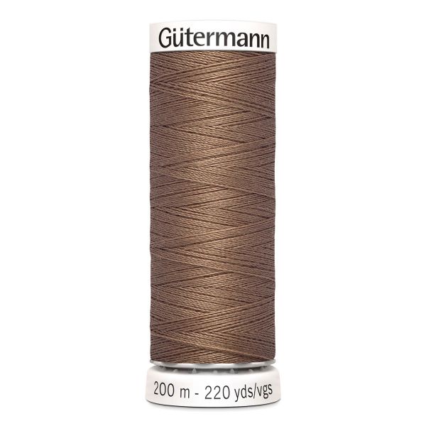 Нитки универсальные Gutermann Sew-all 100 (200 метров), 5 кат. | 454 св.коричневый