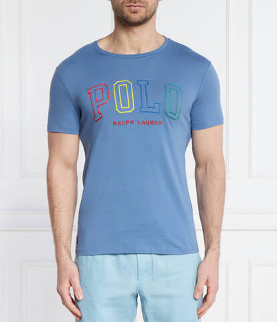 Футболка JERSEY POLO RALPH LAUREN - голубой(710929077)