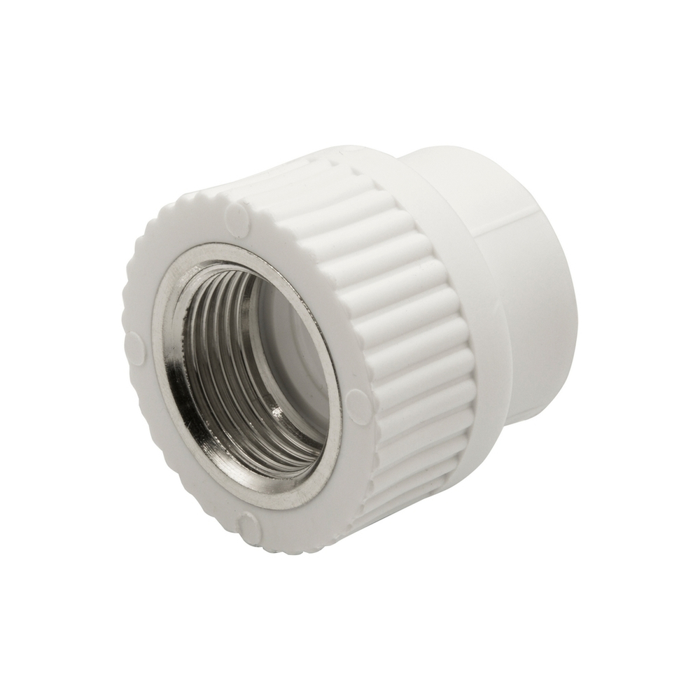 Муфта комб. вн 25х3/4'' EVER® plast БЕЛЫЙ (Россия)