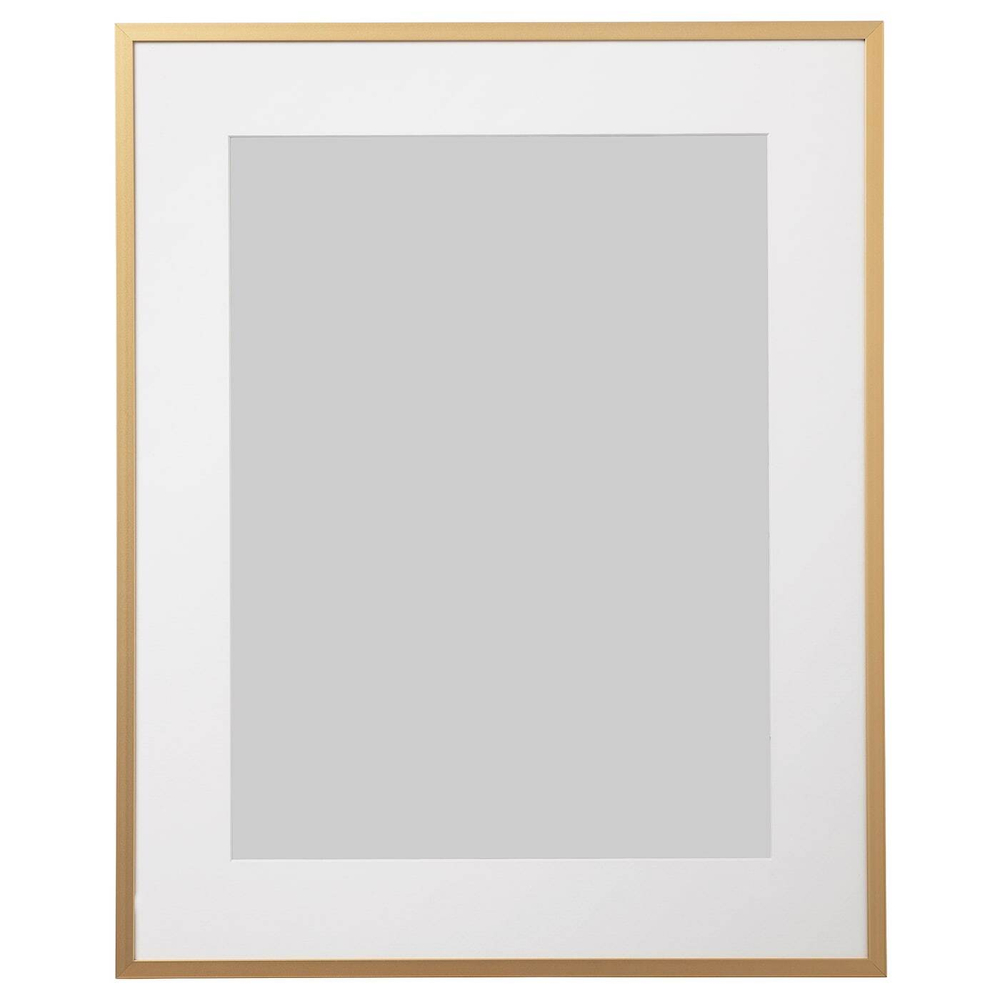 IKEA LOMVIKEN  (ИКЕА ЛОМВИКЕН)  -  Рамка, цвет золота, 40x50 см