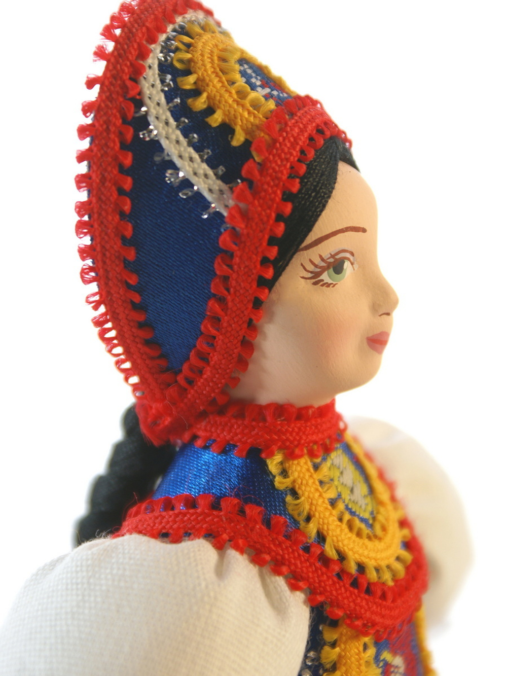 Кукла сувенирная в костюме девичьем праздничном