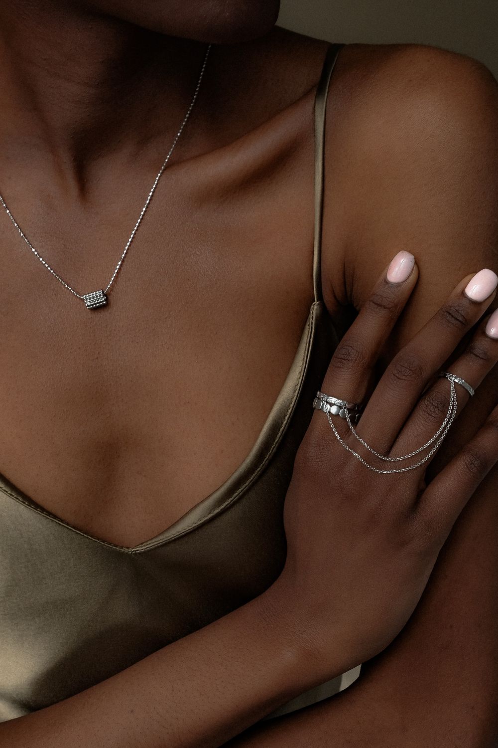 Кольцо двойное Art