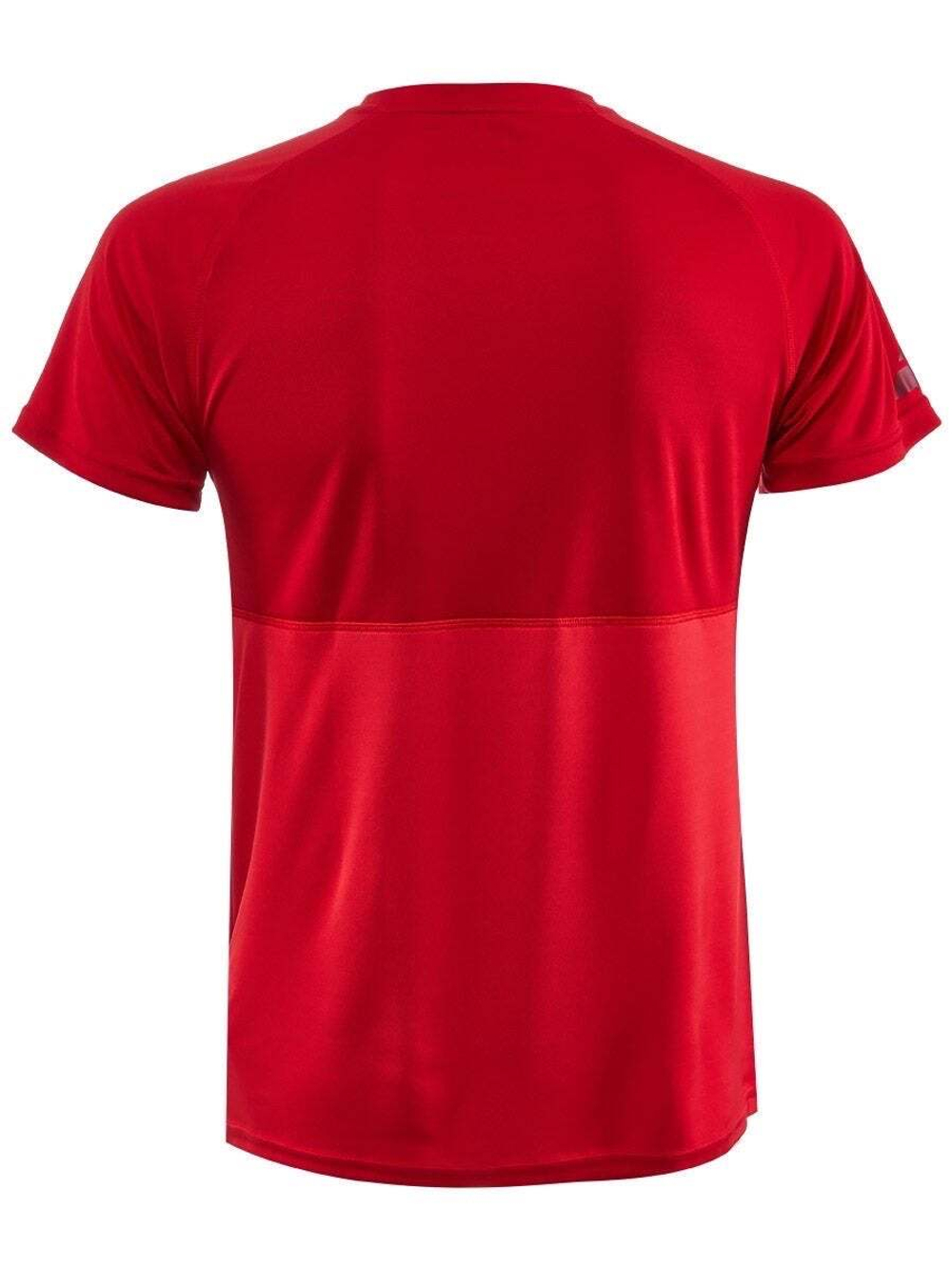 Теннисная футболка Babolat Play Crew Neck Tee Men - tomato red