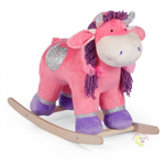 Качалка мягкая Тутси "Корова "Баранка" (розовый 10 фраз, музыка), 700-2020