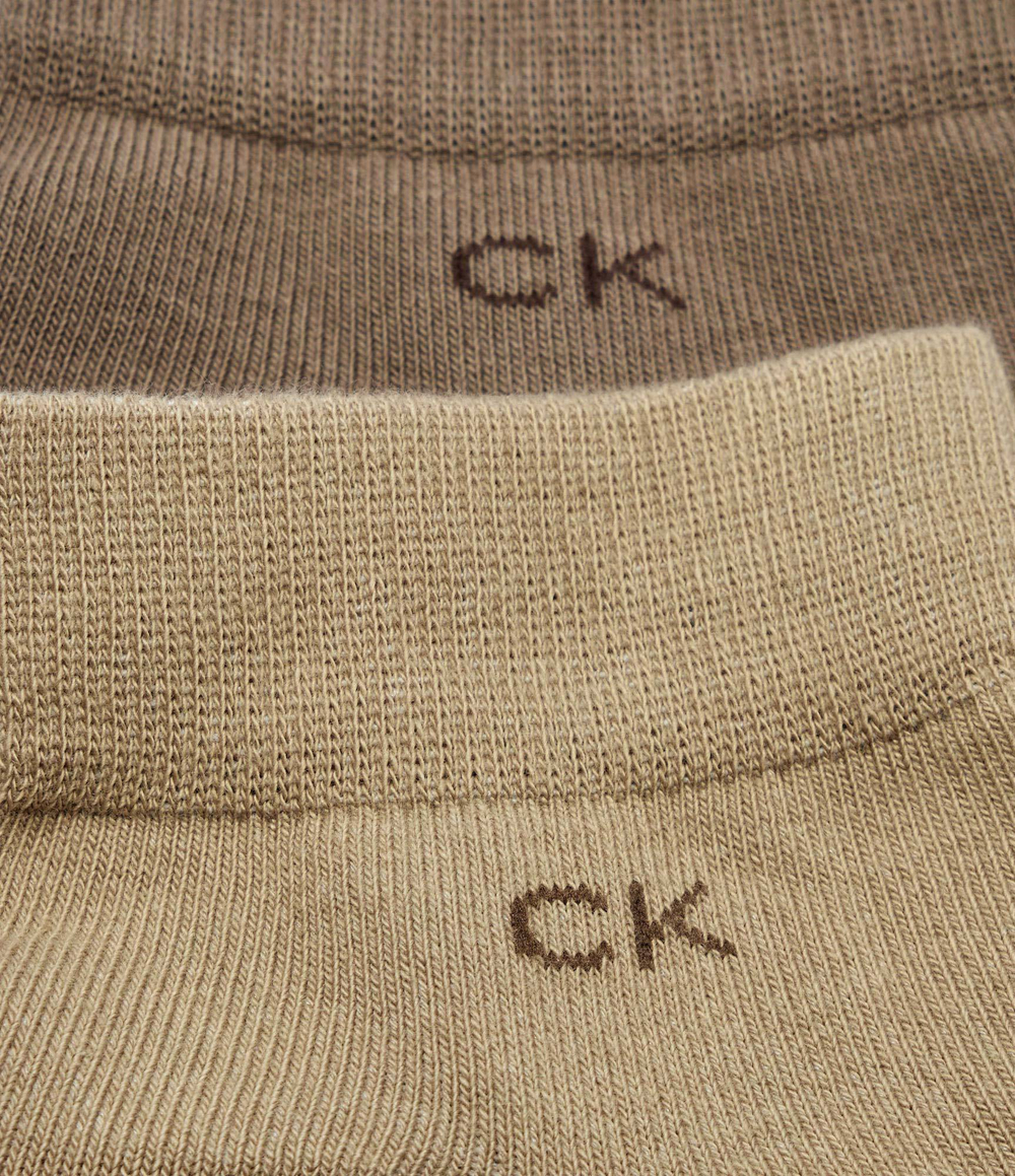 носки 2 пары Calvin Klein - бежевый(701218706)