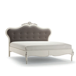 Кровать с изголовьем из экокожи  221х215х151 см