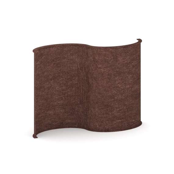 AcustiX Напольная S-образная перегородка VE.NSP-1800 Молочный Шоколад 1990*460*1800