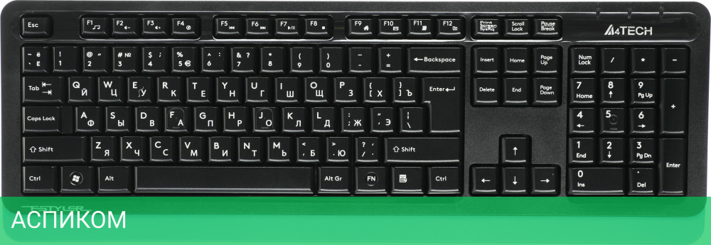 Набор периферии A4Tech Fstyler FG1035 Navy Blue черный/синий