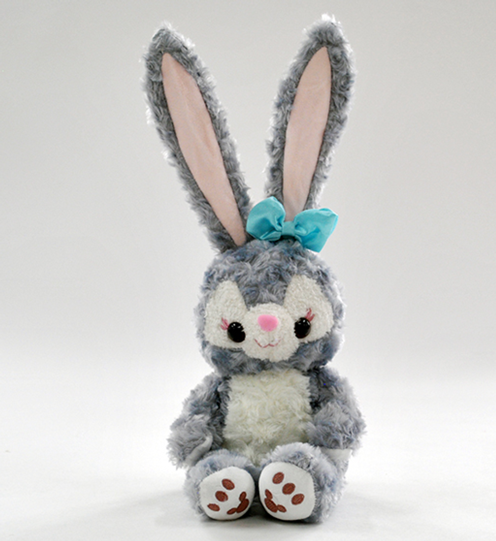 Заяц с висячими лапами и с хвостиком 14x22x18см. (Hand)