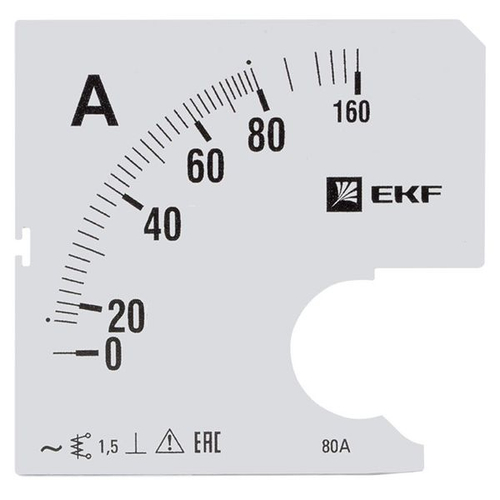 Шкала сменная для A961 80/5А-1,5 EKF PROxima