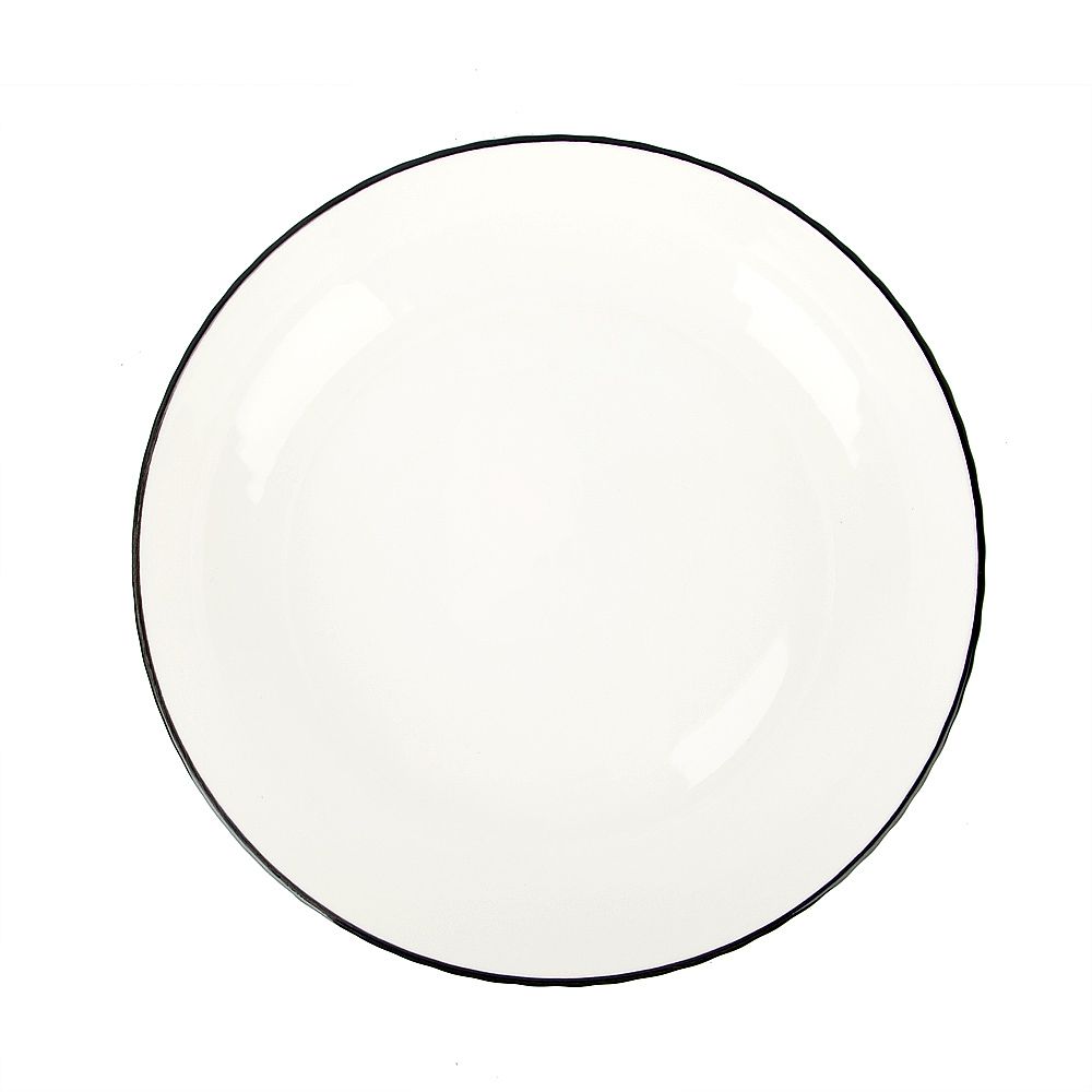 Тарелка " " d=18см. v=450мл. (фарфор) (без индивидуальной упаковка)