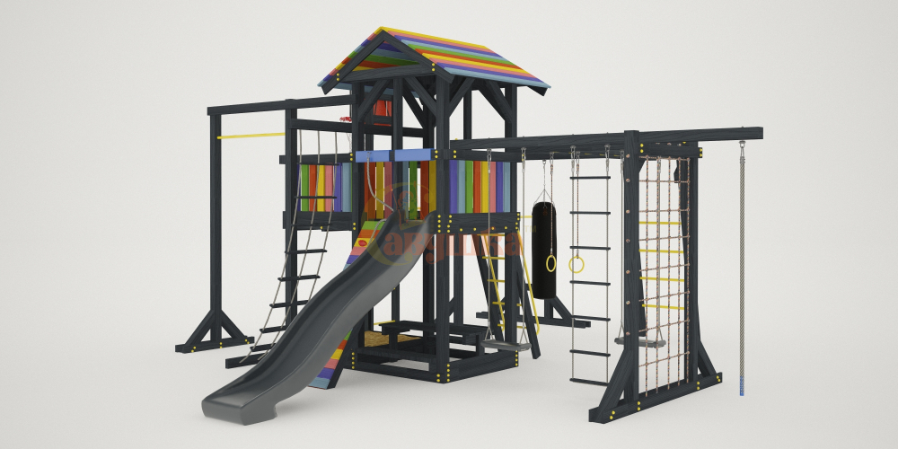 Детская площадка Савушка 2 (BLACK EDITION)