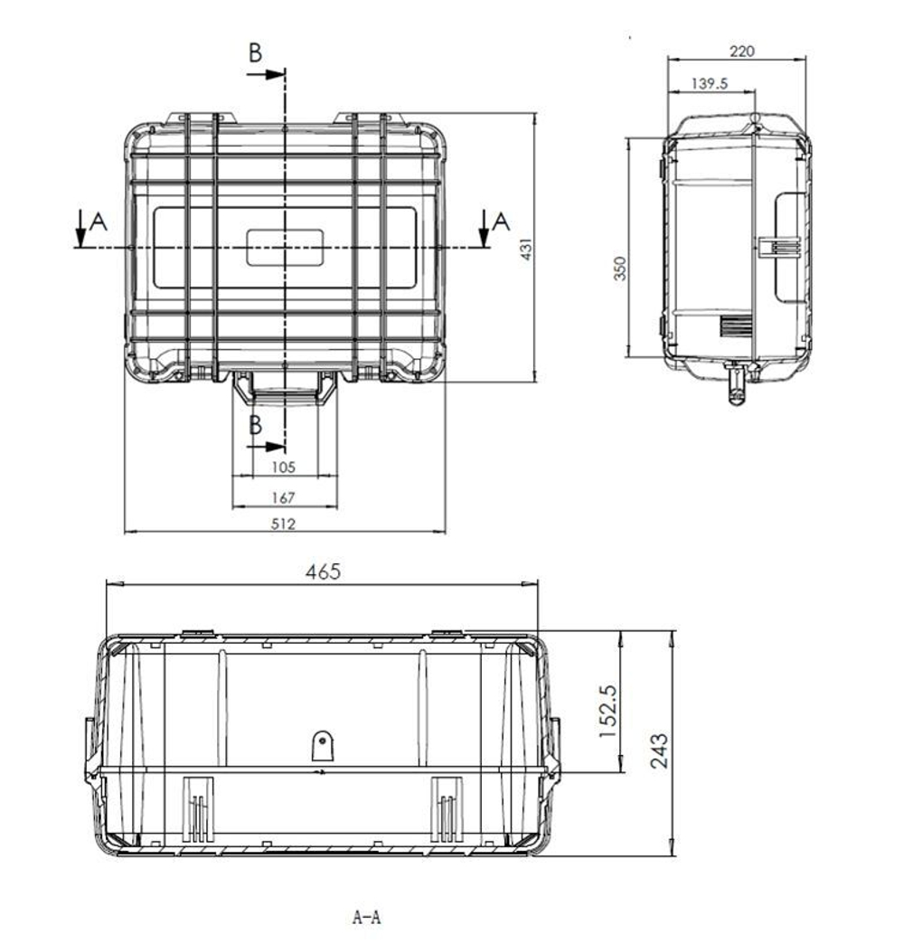 Защитный кейс Andbao SZ-4722