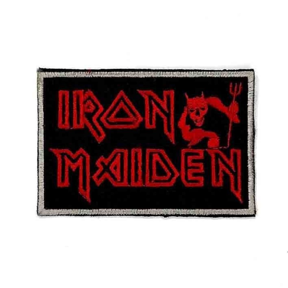 Нашивки вышитые Iron Maiden черт