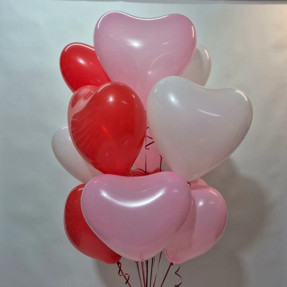 Сердце латексное ассорти