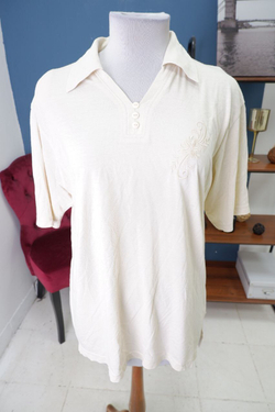 Футболка Hawall поло белая 50 размер