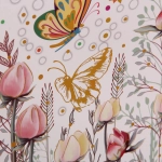 Пакет подарочный «Бабочки» 26*32*10 см