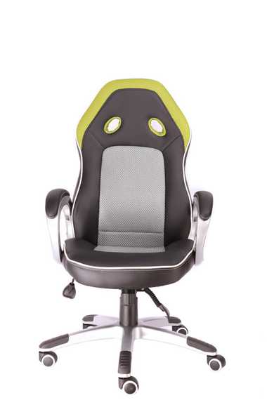 Кресло Everprof Drive TM Экокожа Зеленый