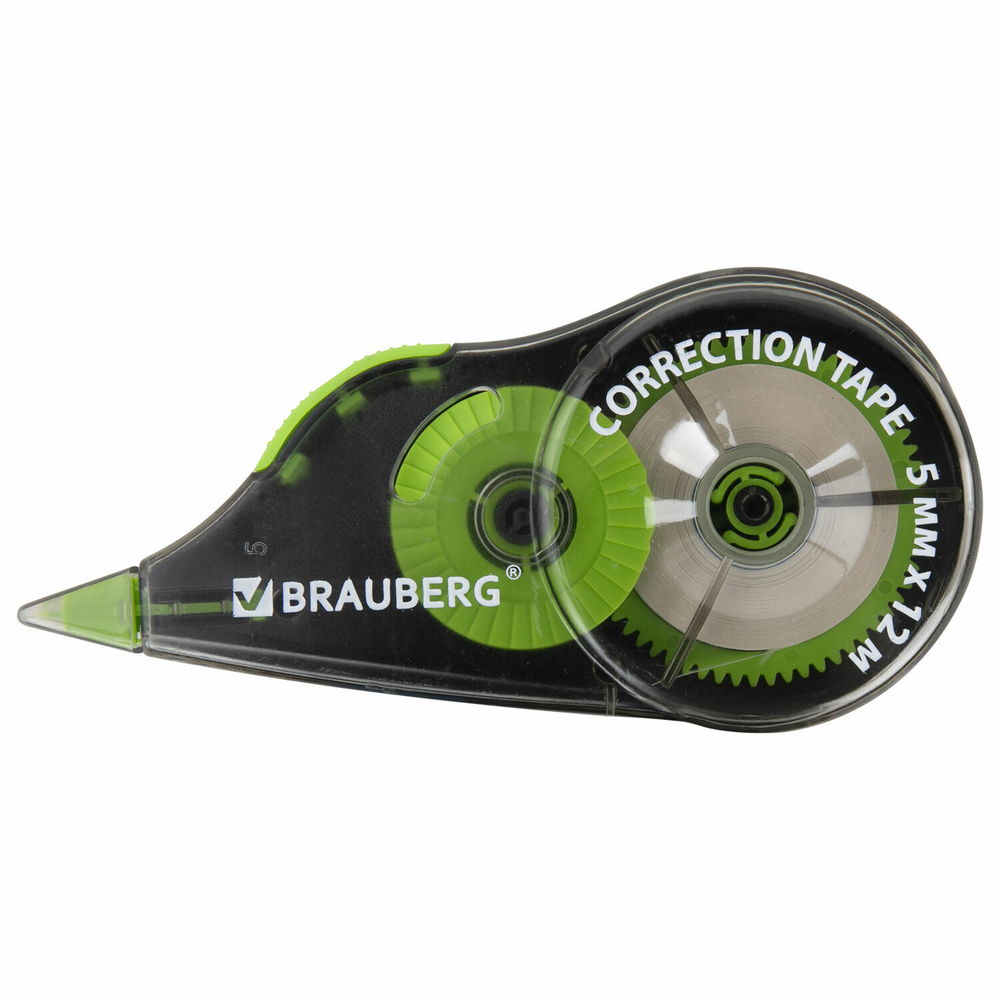 Корректирующая лента BRAUBERG ULTRA COLOR, 5 мм x 12 м, механизм перемотки, ВЫГОДНАЯ УПАКОВКА 3 штуки в блистере, 271253