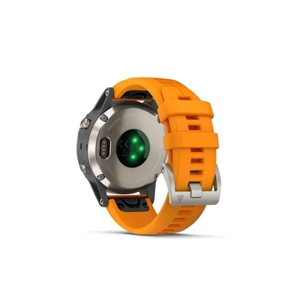 Смарт-часы Garmin Fenix 5 Plus Sapphire, титановый, 010-01988-16