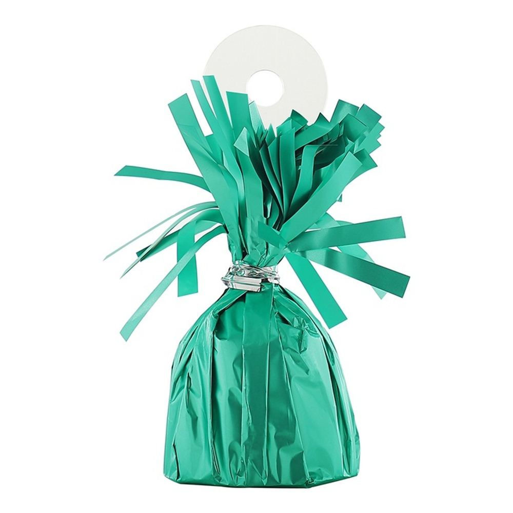 Грузик д/шара Конус бирюзовый 170гр.