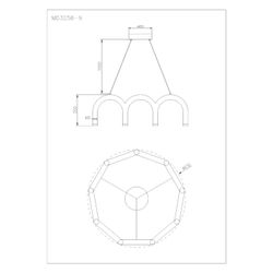 Подвесная люстра Arte Lamp