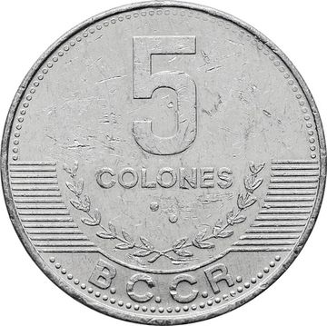 5 колонов 2012 Коста-Рика