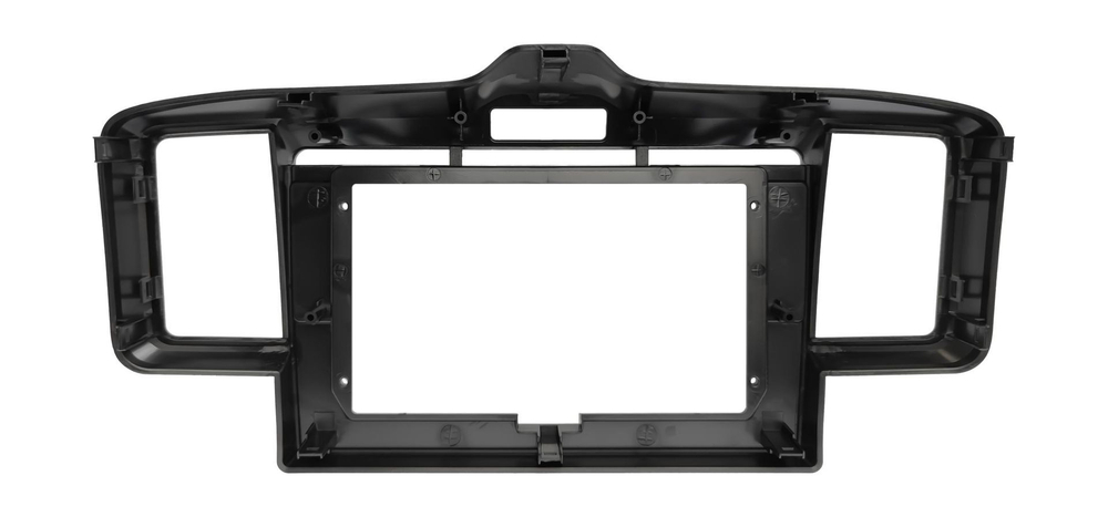 Комплект рамки с разъёмами 10" Honda Freed 1 2008-2016, Freed Spike(чёрная, планшет снизу) - Car-Smart 9518F2