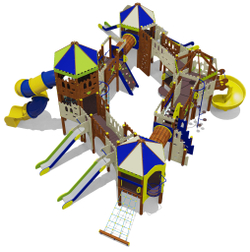 Игровой комплекс 07108.21 для детей 6-12 лет для уличной площадки