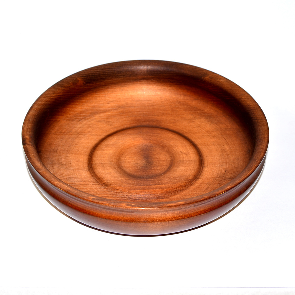 Деревянная тарелка Art of Siberia блюдо из сибирского кедра 210 мм. T13