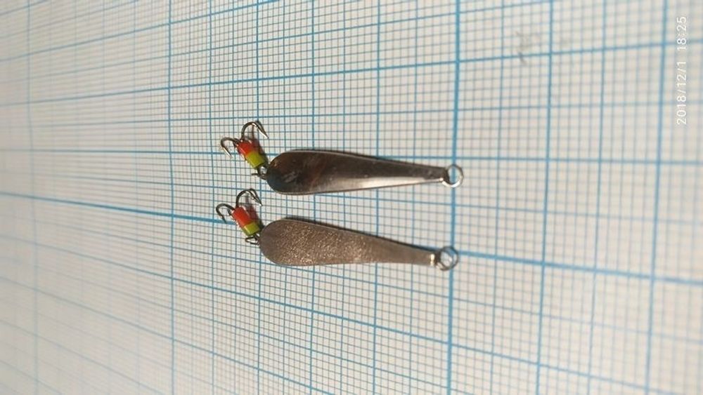 Блесна Зимняя WINTERLURES Борода ( Капелька) 26мм тройник