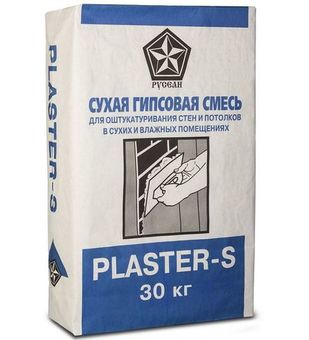 Штукатурка гипсовая Русеан Plaster-S 30 кг