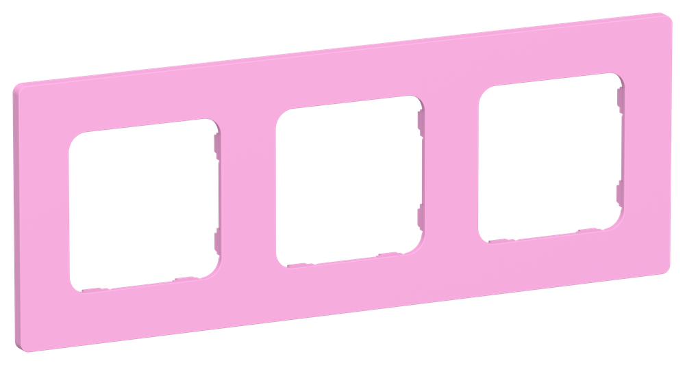FLITE Рамка 3-местная РУ-3-К-ФлПр пурпурный IEK