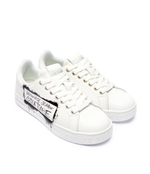 Кожаные кроссовки Versace Jeans Couture - белый(77YA3SKCZP307)