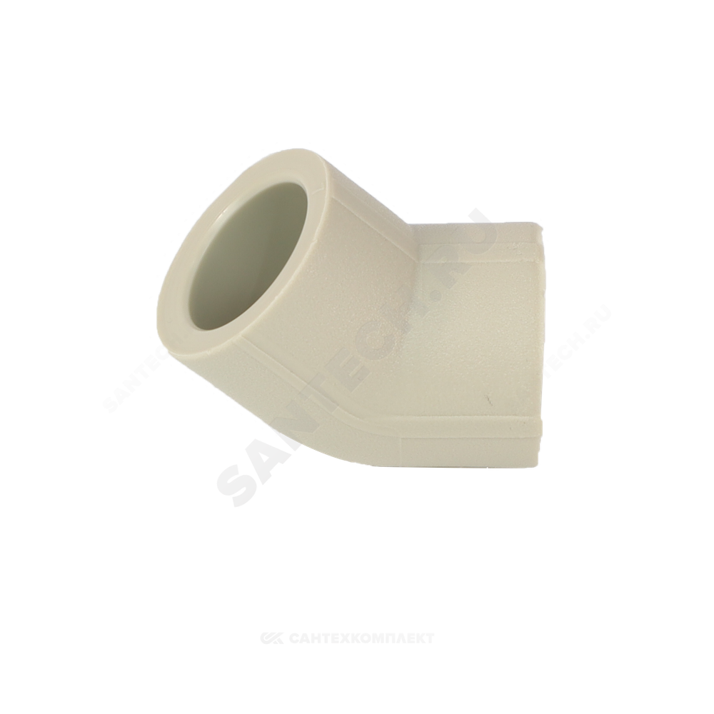 Угольник PP-R серый Дн 40х45гр внутренняя пайка VALFEX 10107040Г