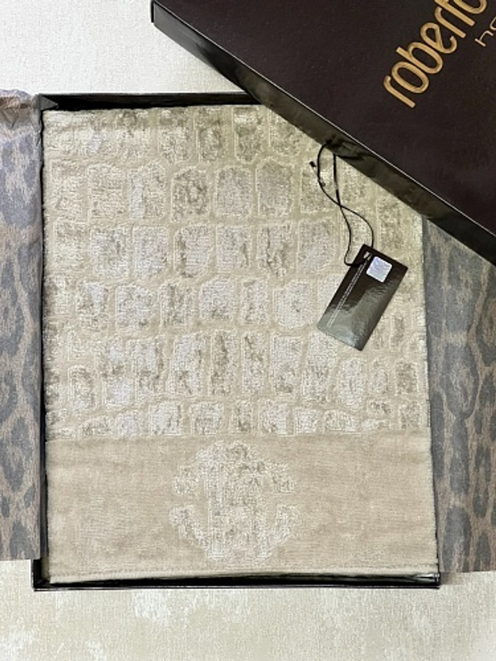 Комплект полотенец 2шт Roberto Cavalli Cocco Motta