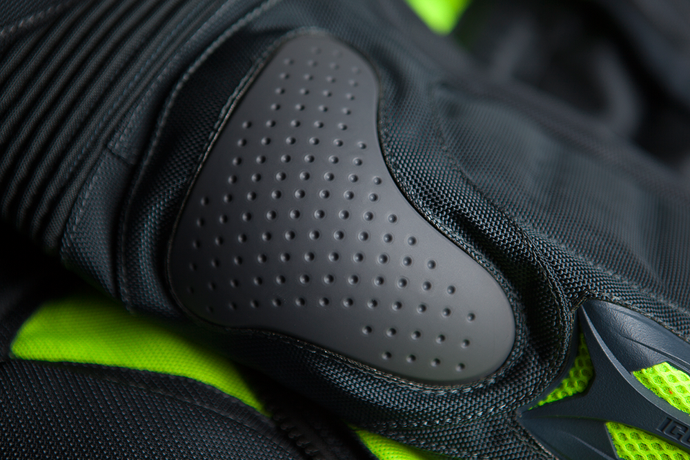 Мотокуртка - ICON OVERLORD RESISTANCE (текстиль, серо-зеленая)