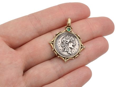 Подвеска Монета античная 33мм
