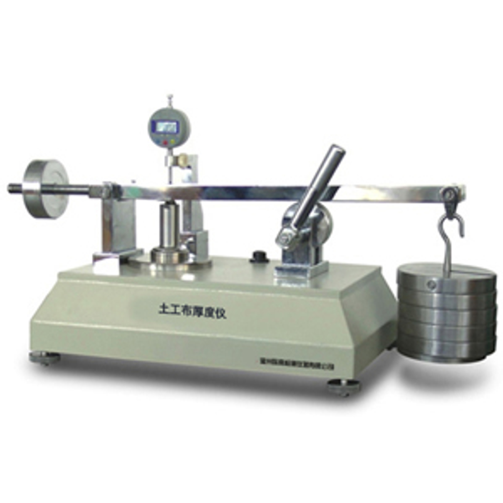 Geotextiles thickness gauge