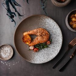 Тарелка d 26,5 см Brown Untouched Taiga P.L. Proff Cuisine [1]