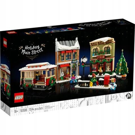 Конструктор LEGO Icons - Winter Village Рождественская главная улица - Лего 10308