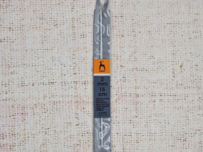 Крючок вязальный 45201 "Pony" алюминий 2 мм, 15 см