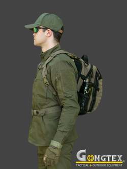 Рюкзак тактический Gongtex Ghost Color Backpack, 22,5 л (GB0442). Олива/Чёрный