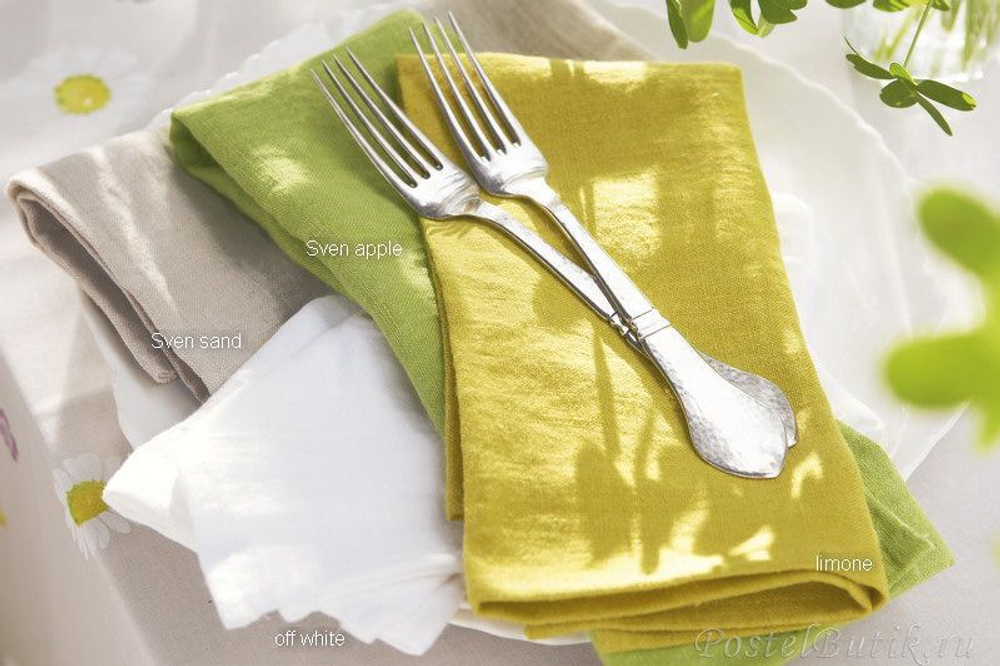 Набор салфеток 40x40 Proflax Sven offwhite