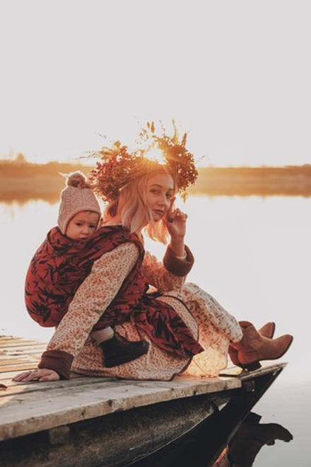 Mokosh wrap Бамбуковое море Рябиновые бусы