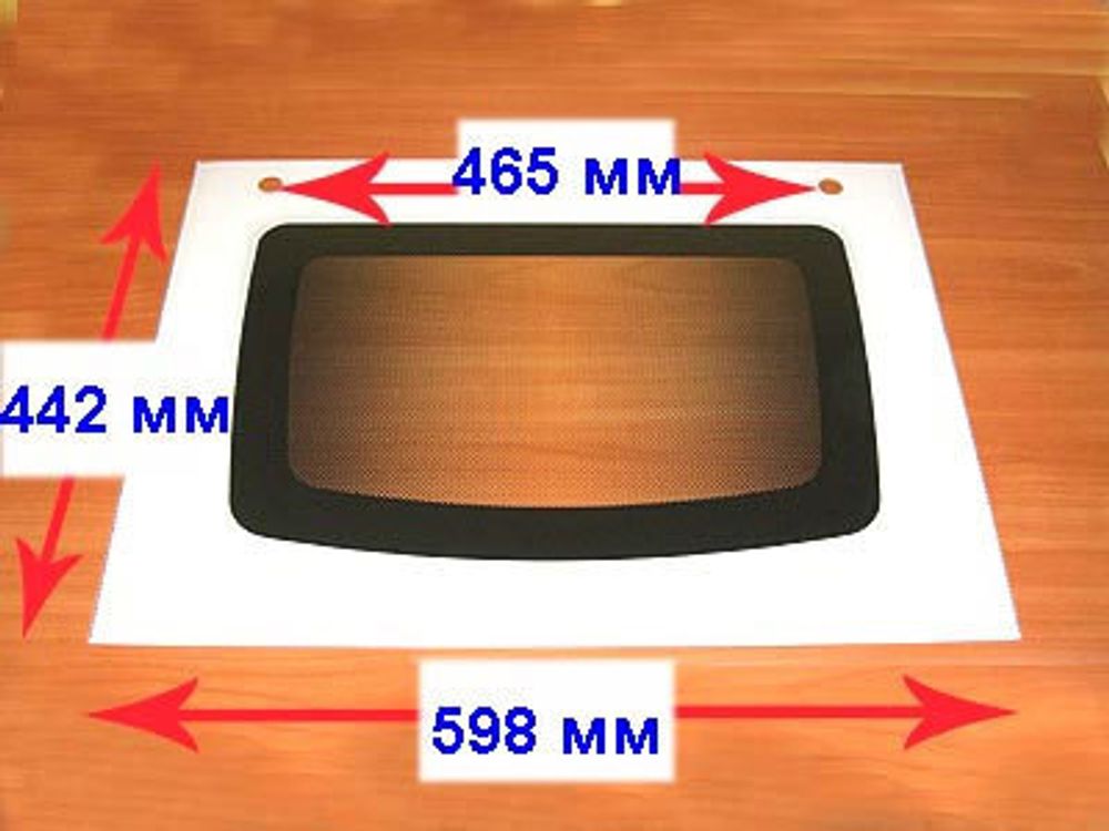 Стекло духовки наружное панорамное для газовой плиты Гефест ПГ 1200