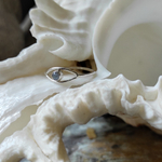 Кольцо ОКО, голубой топаз/серебро