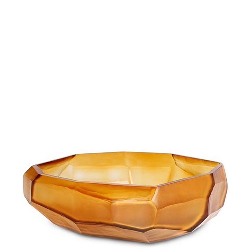 Чаша Guaxs Cubistic Clear/Gold, 40 см