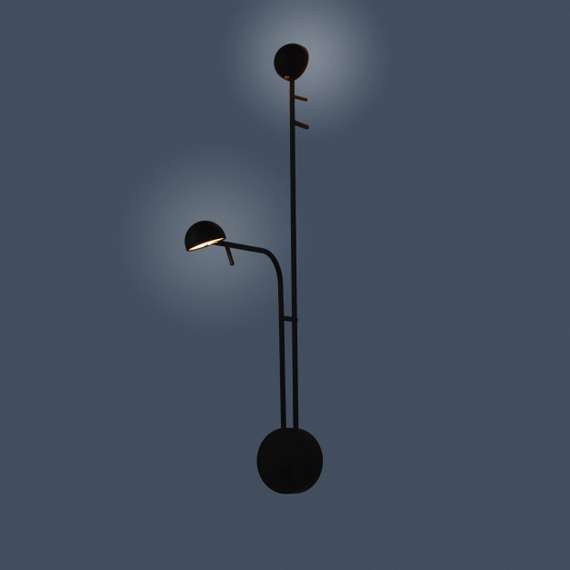 Настенный светильник Anam 70х30 см, черный