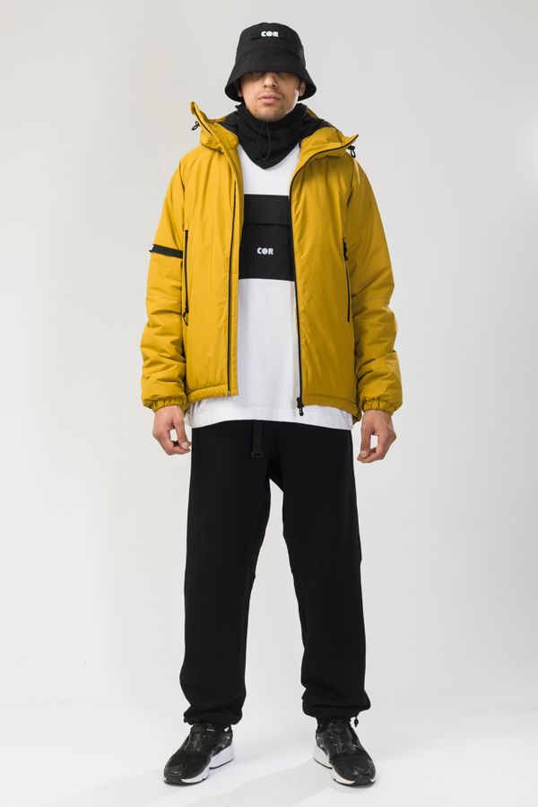 Куртка зимняя Nib 4 Горчичная - фото 3